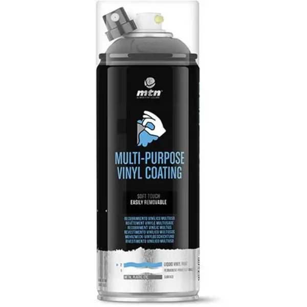 Producto Spray MTN PRO Recubrimiento Vinílico Multiusos Negro Metalizado Imagen