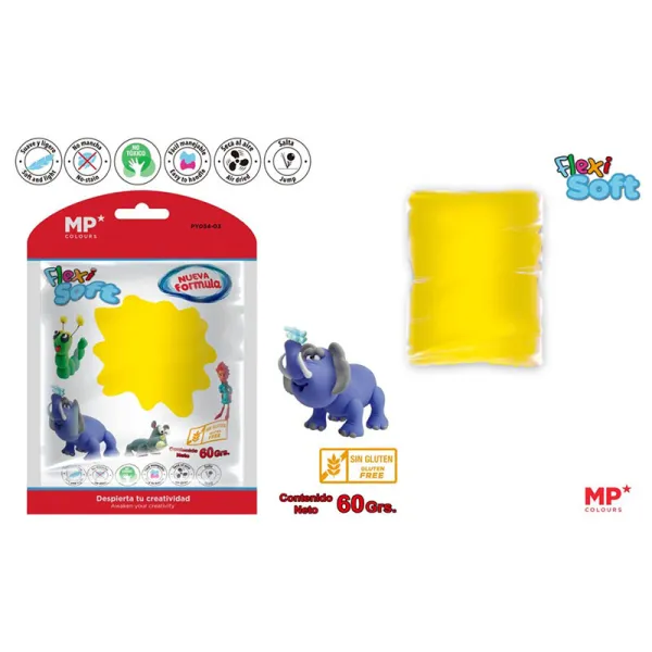 Produto Pasta para Modelar Amarilla Flexi Soft 60g Imagem