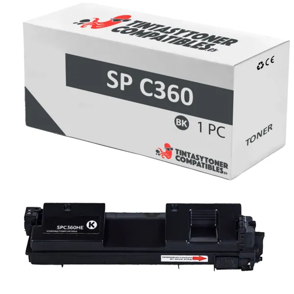 Producto Tóner compatible Ricoh 408184 Negro · 7.000 páginas Imagen