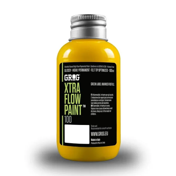 Produto GROG Xtra Flow Paint Flash Yellow 100 ml Imagem