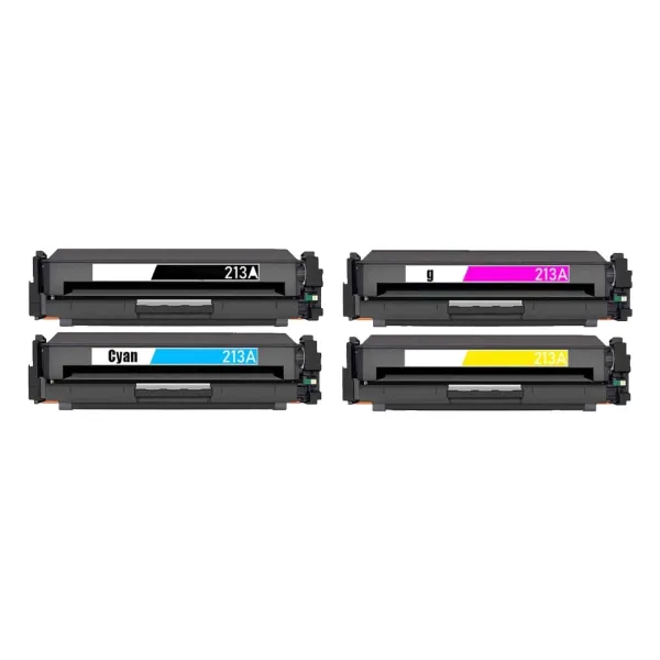 Producto Pack 4 tóner compatibles HP W2130Y / 213Y/W2131Y / 213Y/W2132Y / 213Y/W2133Y / 213Y negro, cian, amarillo y Imagen