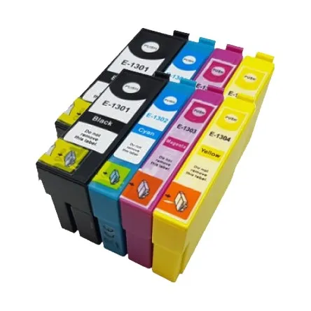 Producto Pack 8 cartuchos de tinta compatibles Epson T1301/T1302/T1303/T1304 negro, cian, magenta y amarillo Imagen