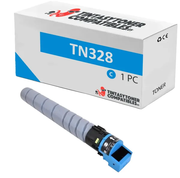Produto Tóner compatible Konica Minolta AAV8450 Cian · 28.000 páginas Imagem