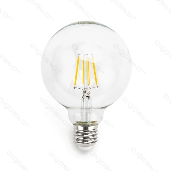 Product Bombilla de Filamento LED E27 G95 4W Luz Cálida 2700K Image