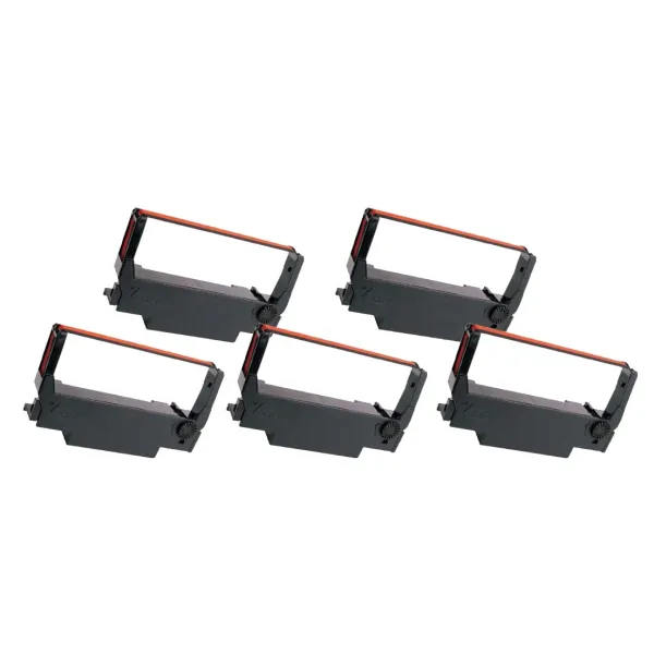 Produto Compatible Pack 5x Epson ERC30 ERC34 ERC38 Negro/Rojo Imagem