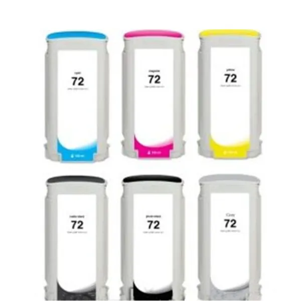 Producto Pack 6 cartuchos de tinta compatibles HP 72/72 Mate/72 Photo Imagen