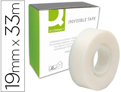 Produto CINTA ADHESIVA Q-CONNECT INVISIBLE 19mmx33mt Imagem