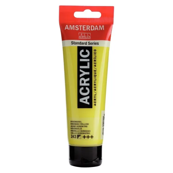 Produto Amsterdam Pintura Acrílica Amarillo Verdoso 120 ml Imagem