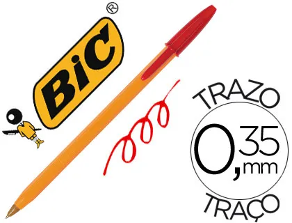 Producto Boligrafo Bic naranja rojo Imagen