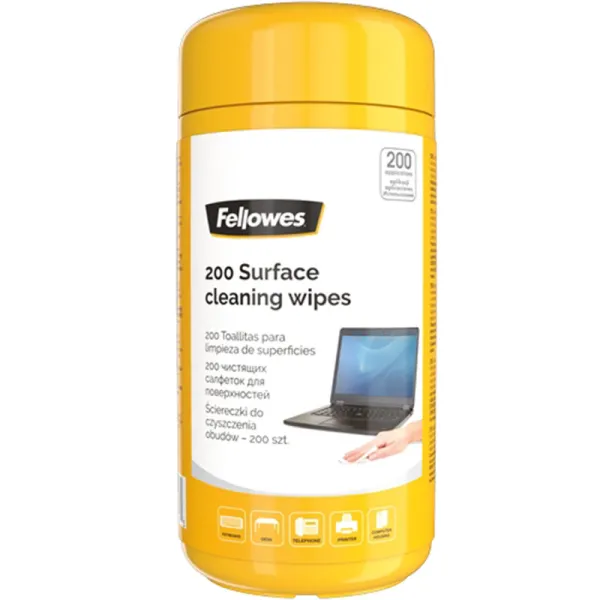 Produto Fellowes Pack de 200 Toallitas de Limpieza para Superficies Imagem