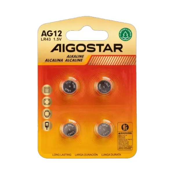 Product Pila de Botón AG12 LR43 de 1,5 V 4 Uds. Image