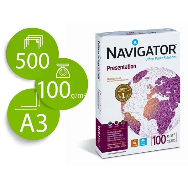 Producto Papel Navigator Presentation A3 100gr 500 Hojas Imagen