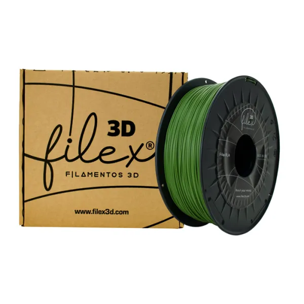 Producto Filamento Filex3d PLA +PREMIUM 1KG 1,75 Verde Militar Imagen