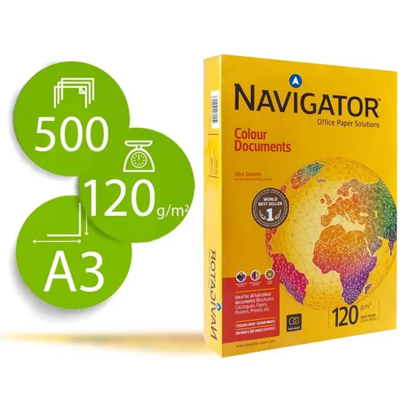 Product Papel Navigator Colour Documents A3 120gr 500 hojas Image