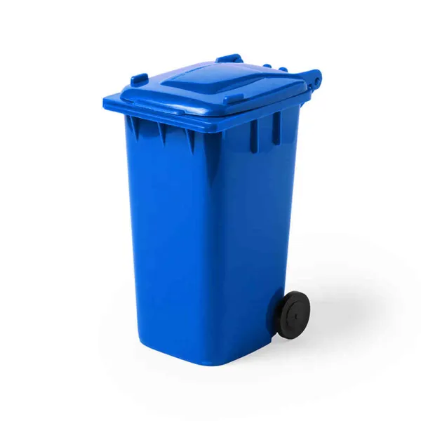 Product Lapicero Contenedor con Ruedas Azul Image