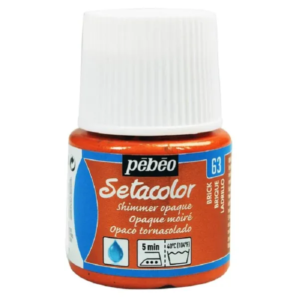 Producto Pintura Pébéo Setacolor Opaco Teja Tornasol 45 ml Imagen