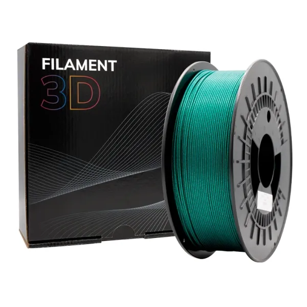 Product Filamento 3D - PLA GLITTER - Color: Verde - 1.75 mm / 1 kg Image