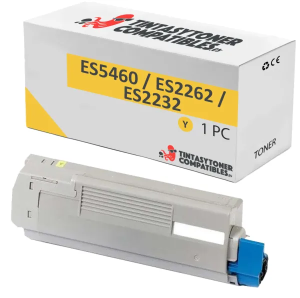 Produto Tóner compatible OKI 43865729 Amarillo · 6.000 páginas Imagem