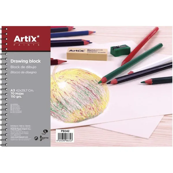 Product Bloc de Dibujo A3 70 Hojas 110g Image