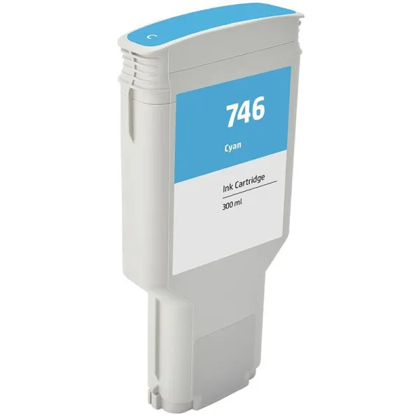 Producto Cartucho de tinta compatible HP P2V80A Cian · 300 ml Imagen