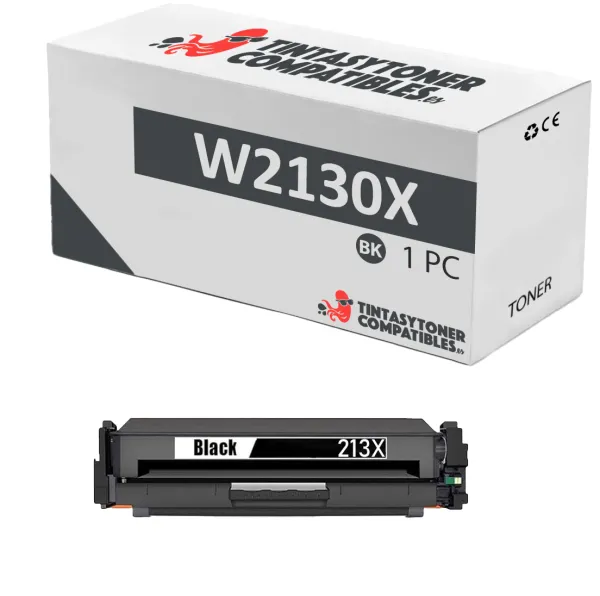 Producto Tóner compatible HP HPW2130X Negro · 18.000 páginas Imagen
