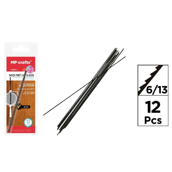 Producto Pelos Arco Sierra De Segueta Marquetería Madera 6/13 12U Imagen