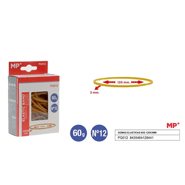 Product Gomas Elasticas 60g 120x3mm Image