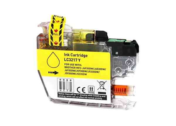 Produto Cartucho de tinta compatible Brother LC3217Y Amarillo · 10 ml Imagem