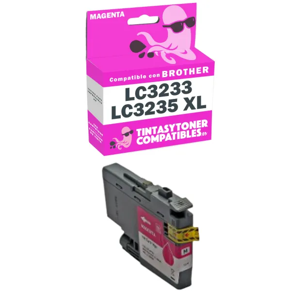 Producto Cartucho de tinta compatible Brother LC3235XLM Magenta · 5.000 páginas Imagen
