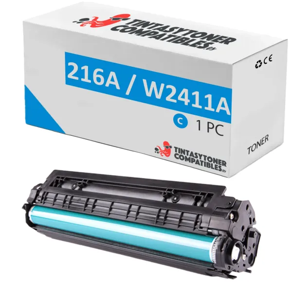 Product Tóner compatible HP W2411A Cian · 850 páginas Image