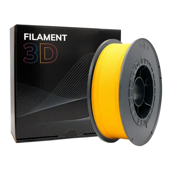 Producto Filamento 3D - PLA - Color: Amarillo - 1.75 mm / 1 kg Imagen