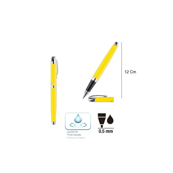 Producto Bolígrafo Roller Elegant 0.5mm Amarillo Imagen