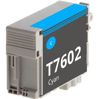 Product Cartucho de tinta compatible Epson C13T76024010 Cian Image