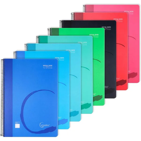 Produto Cuaderno Cervantes Espiral Tapa Plástica de 80 Hojas 90g Imagem