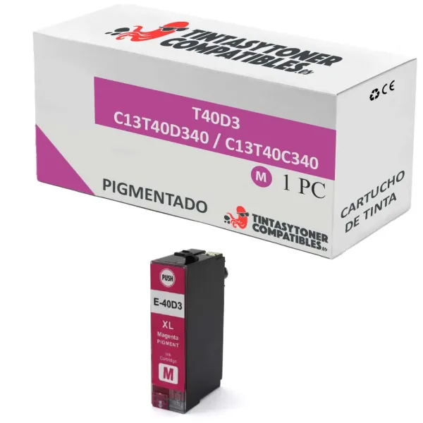 Produto Cartucho de tinta compatible Epson C13T40D340 · 56 ml Imagem