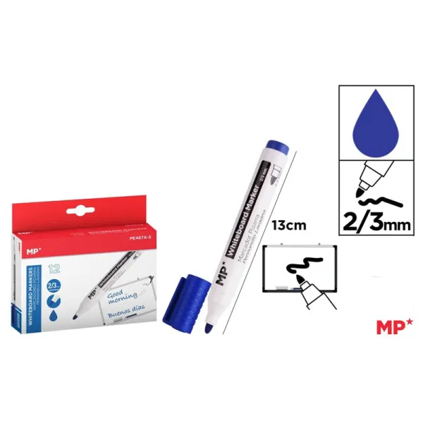 Producto Marcador de Pizarra Azul 2/3mm MP Imagen
