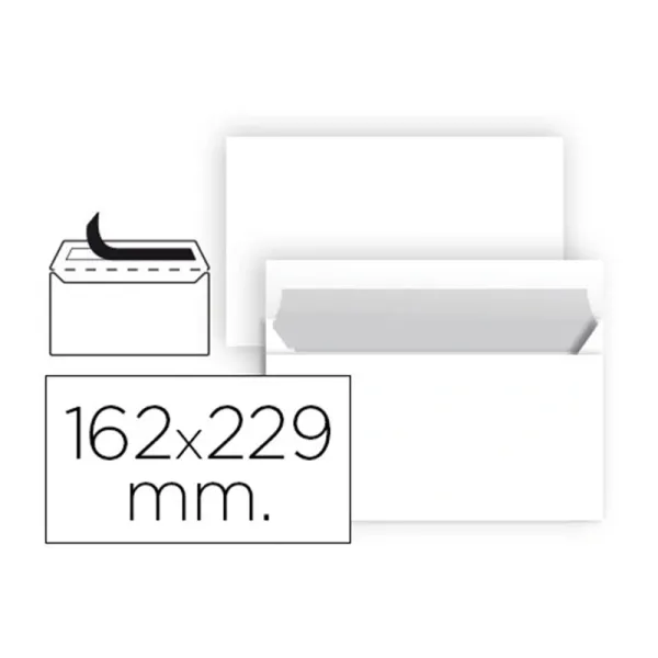 Product Paquete de 25 Sobres Blancos con Tira de Silicona DIN C5 162x229 mm Nº11 Image