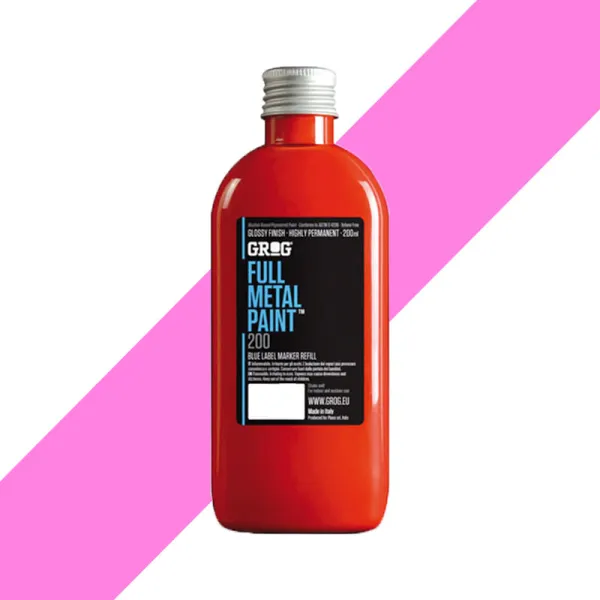 Product GROG Full Metal Paint Piggy Pink 200 ml Image