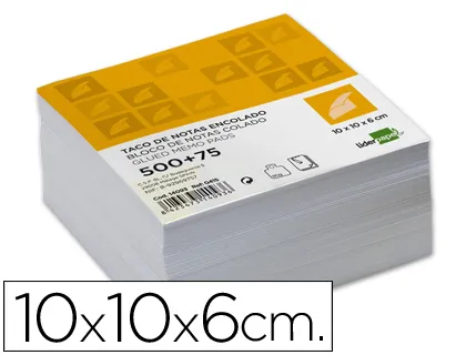 Product BLOC NOTAS BLANCO 100x100x60mm Image
