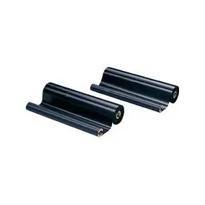 Product Rollo de transferencia compatible Panasonic KX-FA54X Negro · 212mm x 35m (2 bobinas) Image