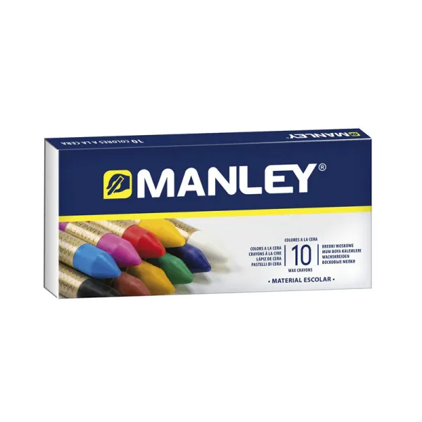 Product Pack de 10 Ceras Blandas de Trazo Suave Manley Image