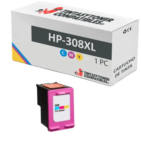 Producto Cartucho de tinta compatible HP 7FP20UE(a granel) Tricolor · 32018 ml Imagen