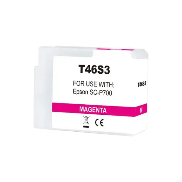 Producto Cartucho de tinta compatible Epson C13T46S300 Magenta · 25 ml Imagen