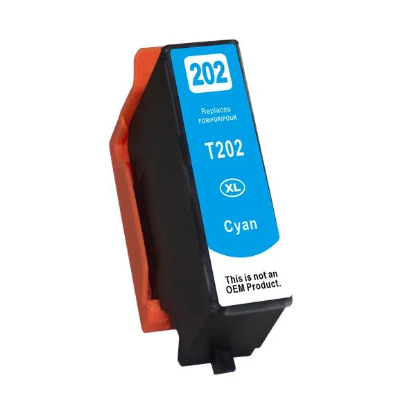 Produto Cartucho de tinta compatible Epson C13T02H24010 Cian · 650 páginas Imagem