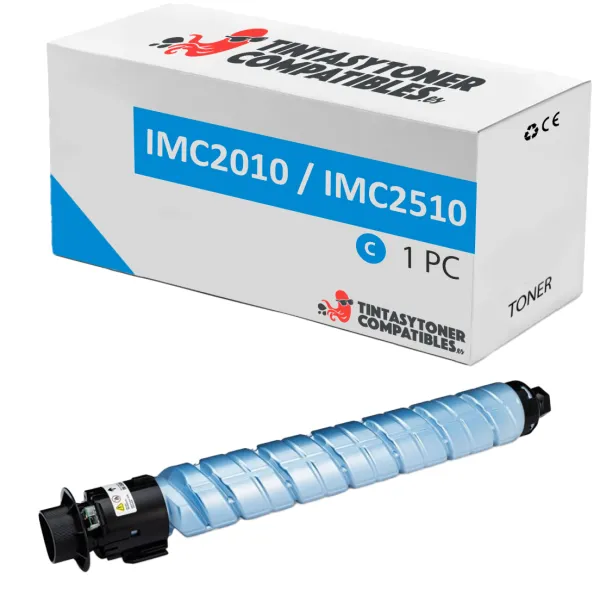 Produto Tóner compatible Ricoh 842564 Cian · 18.000 páginas Imagem