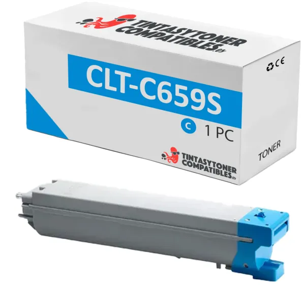 Product Tóner compatible Samsung CLT-C659S Cian · 20.000 páginas Image