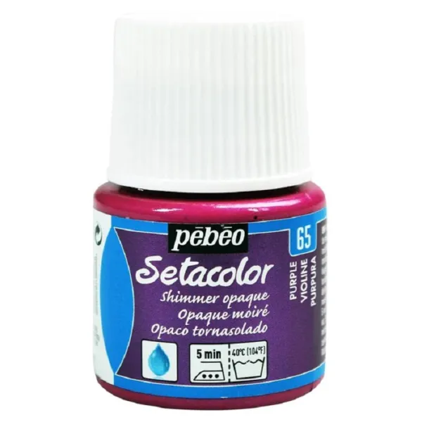 Producto Pintura Pébéo Setacolor Opaco Violeta Tornasol 45 ml Imagen