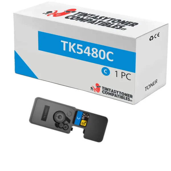 Producto Tóner compatible Kyocera 1T0C22CNL0 Cian · 1.250 páginas Imagen