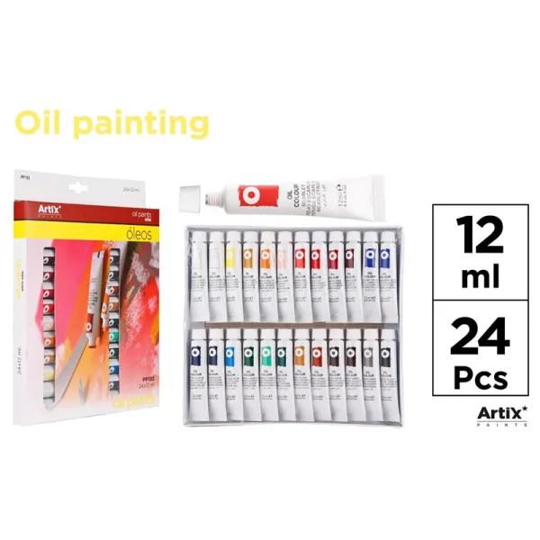 Product Set de 24 Tubos de Pintura Óleo Artix Image