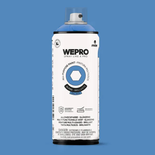 Product Spray MTN WEPRO Solvent Brillante AZUL SURF - RAL 5015 Image